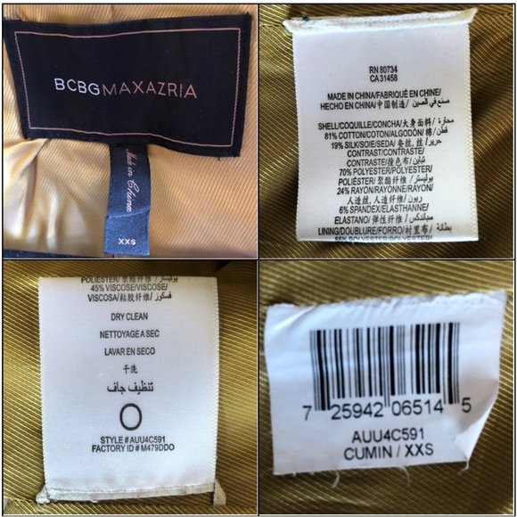 Funky BCBGMaxAzria Cropped Moto Zip-Front Jacket in Bright Mustard Yellow - XXS - Picture 16 of 16